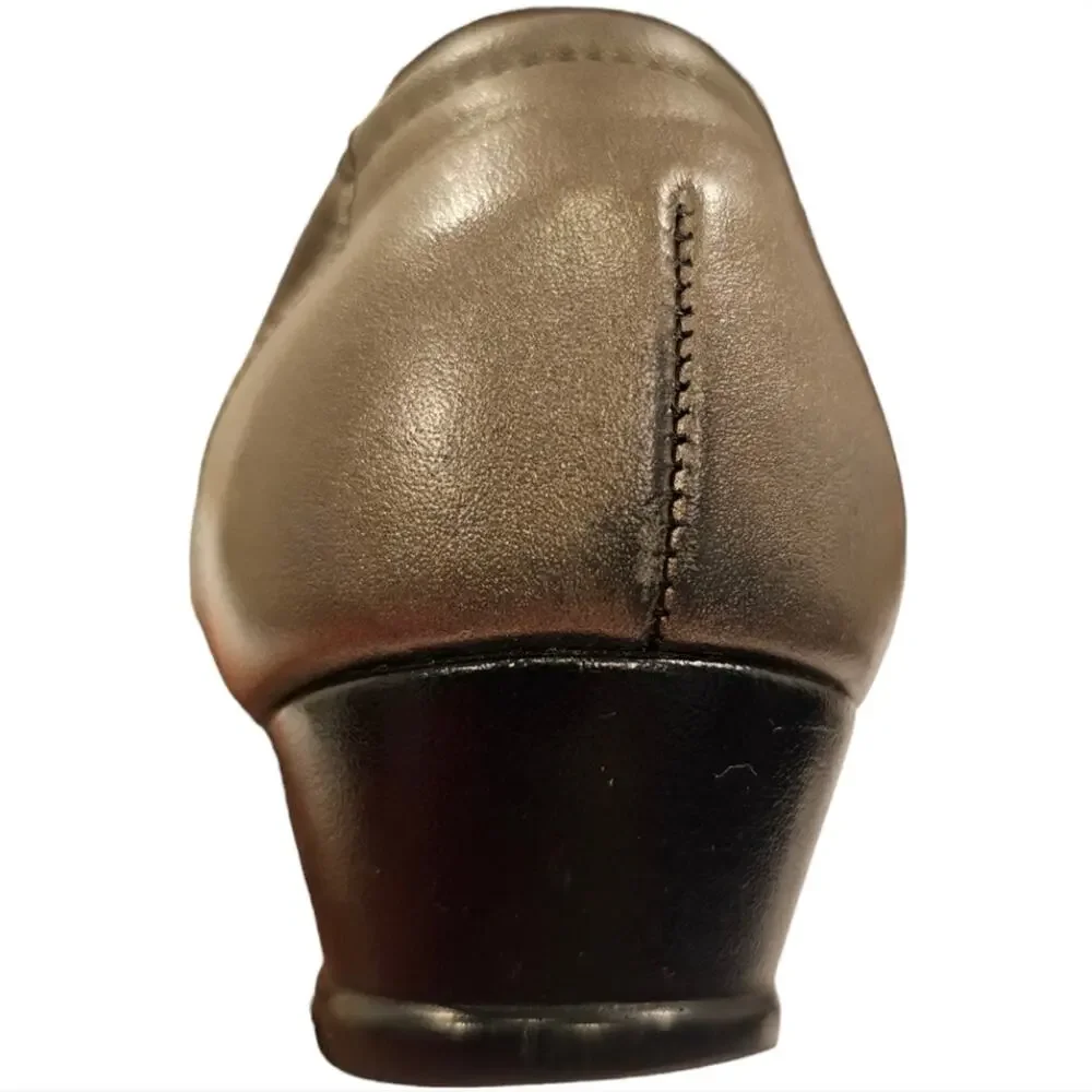 SAS Tripad Simplify Leather Moccasin Slip On Loafers 7.5 Medium Bronze